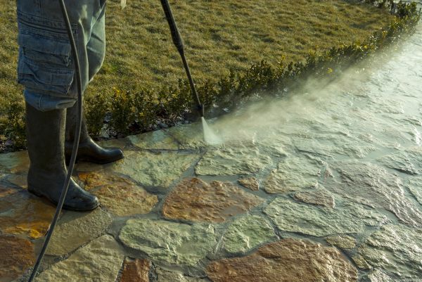 Stone Power Washing in Portland