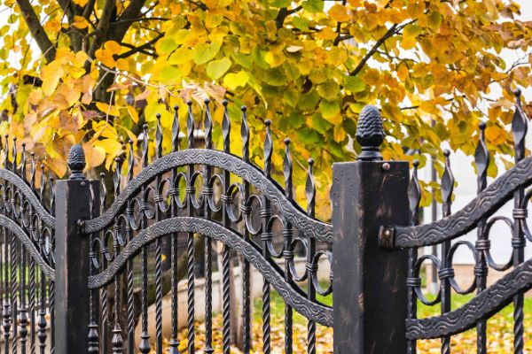 Wrought Iron Fence Washing in Portland