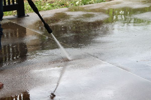 Concrete Deck Cleaning in Portland