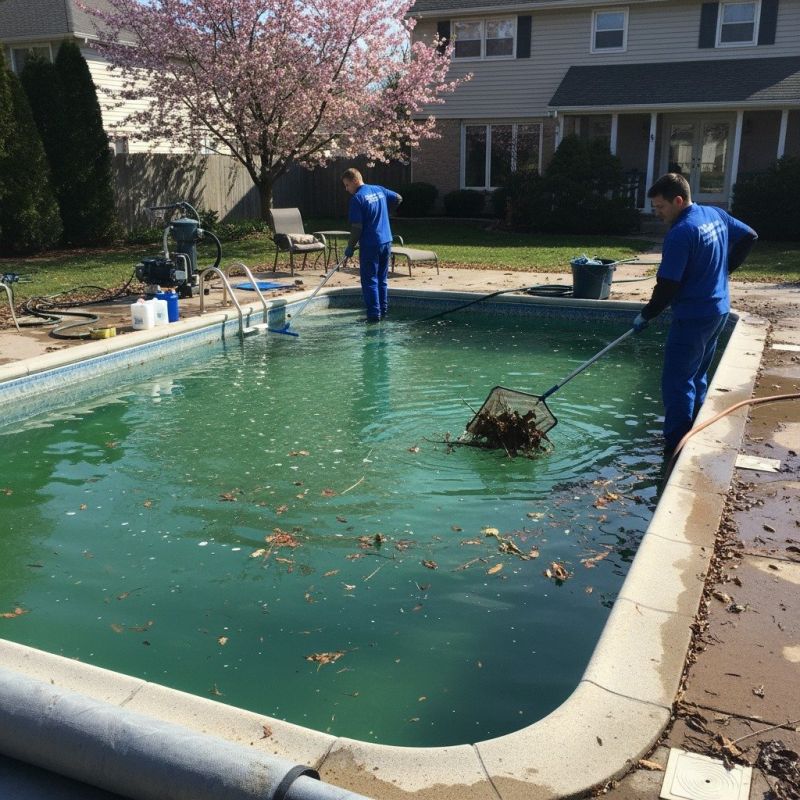 Pool Deck Cleaning detail